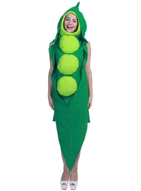 Kæmpe ærtekostume til voksne