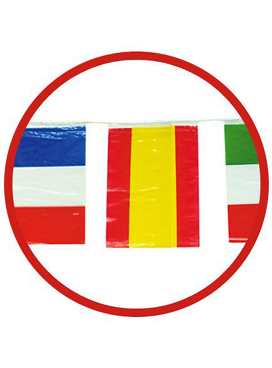 50m Large International Flags Bunting