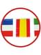 50m Large International Flags Bunting