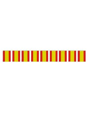 50m Store Spanske Flagg Dekorasjonslenke