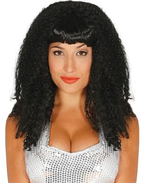 Parrucca pop star mora per donna