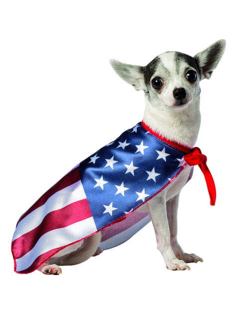 bud værdighed Nogen som helst U.S.A. flag kostume til hunde. Det sejeste | Funidelia