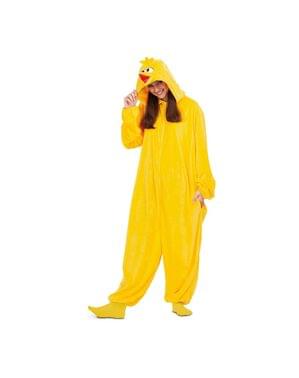 Big Bird fra Sesame Street Onesie-kostyme til voksne