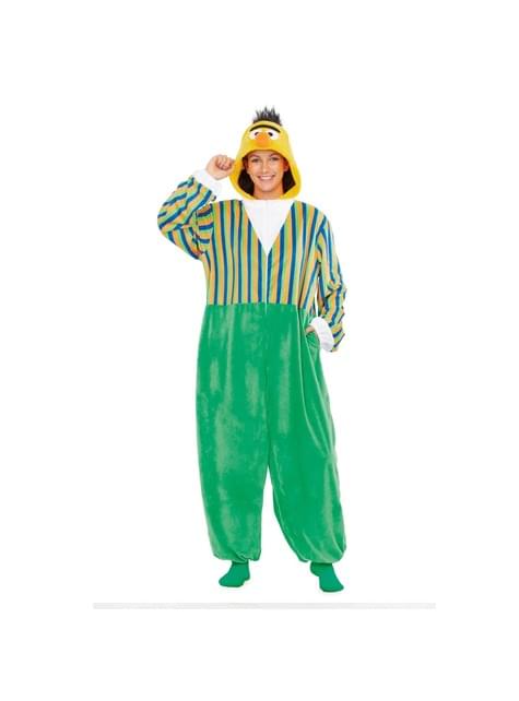 Bert fra Sesame Street Basic Onesie-kostyme til voksne