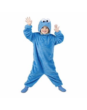 Cookie Monster a Szezám utcából Egyszerű Jelmez Gyerekeknek