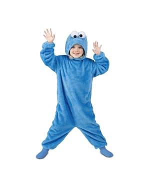 Costum Cookie Monster Strada Sesame basic pentru copii