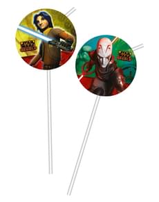 Set of 6 Star Wars Rebels Straws