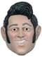 Elvis Maske aus Latex