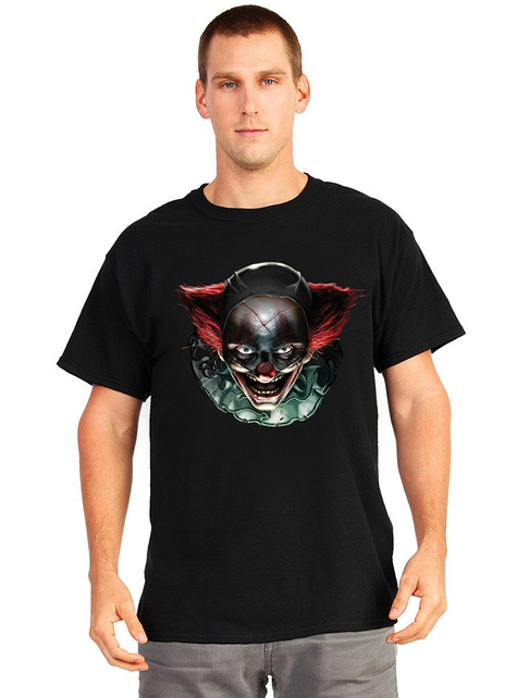 Clown mit diabolischen Augen Shirt Digital Dudz