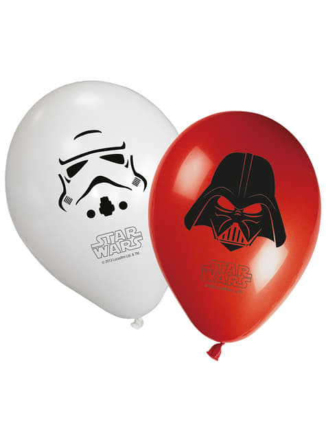 8 Star Wars & Heroes Balloons (30 cm) - Final Battle