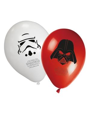 8 Star Wars & Heroes Balloons (30 cm) - Final Battle