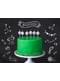 6 bougies ballons de foot (2,5 cm) - Football Party