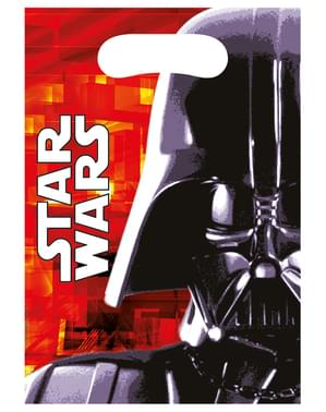 6 uitdeelzakjes Star Wars & Heroes - Final Battle