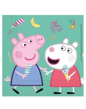 20 guardanapos de Peppa Pig (33x33cm)