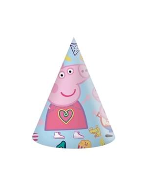Set of 6 Pepper Pig Party Hats
