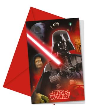 Set 6 Star Wars & Heroes Invitations