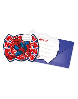 6 invitations Ultimate Spiderman Power