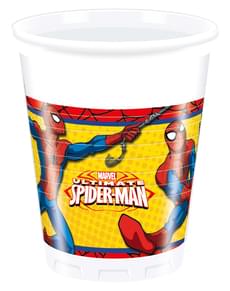 8 gobelets Ultimate Spiderman Power