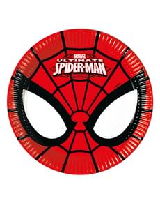 8 assiettes Ultimate Spiderman Power 20 cm