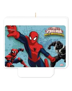 Ultimate Spiderman Web Warriors Happy Birthday Candle