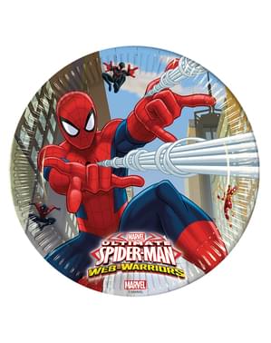 Web Warriors Ultimate Spiderman 8 tallerkner 23 cm