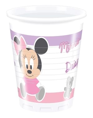 8 vasos Infantiles Minnie