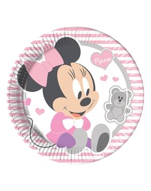 Minnie Kinder 8-teiliges Teller Set 23 cm