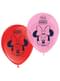 8 globos Minnie Café (30 cm)