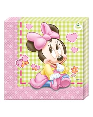 Set van 20 servetten Baby Minnie