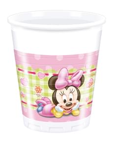 Conjunto de 8 copos Baby Minnie
