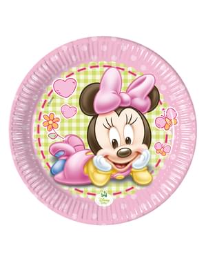 8 pratos Baby Minnie (20 cm) - Baby Minnie