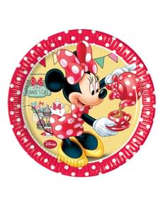 8 assiettes Minnie Café 20 cm