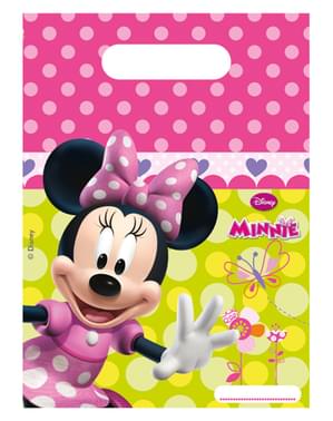 6 uitdeelzakjes Minnie Bow-Tique