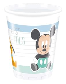 8 gobelets Infant Mickey