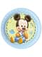 8 Baby Mickey Plates (23cm) - Baby Mickey