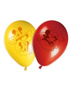 8 balões Playful Mickey (30 cm) - Clubhouse