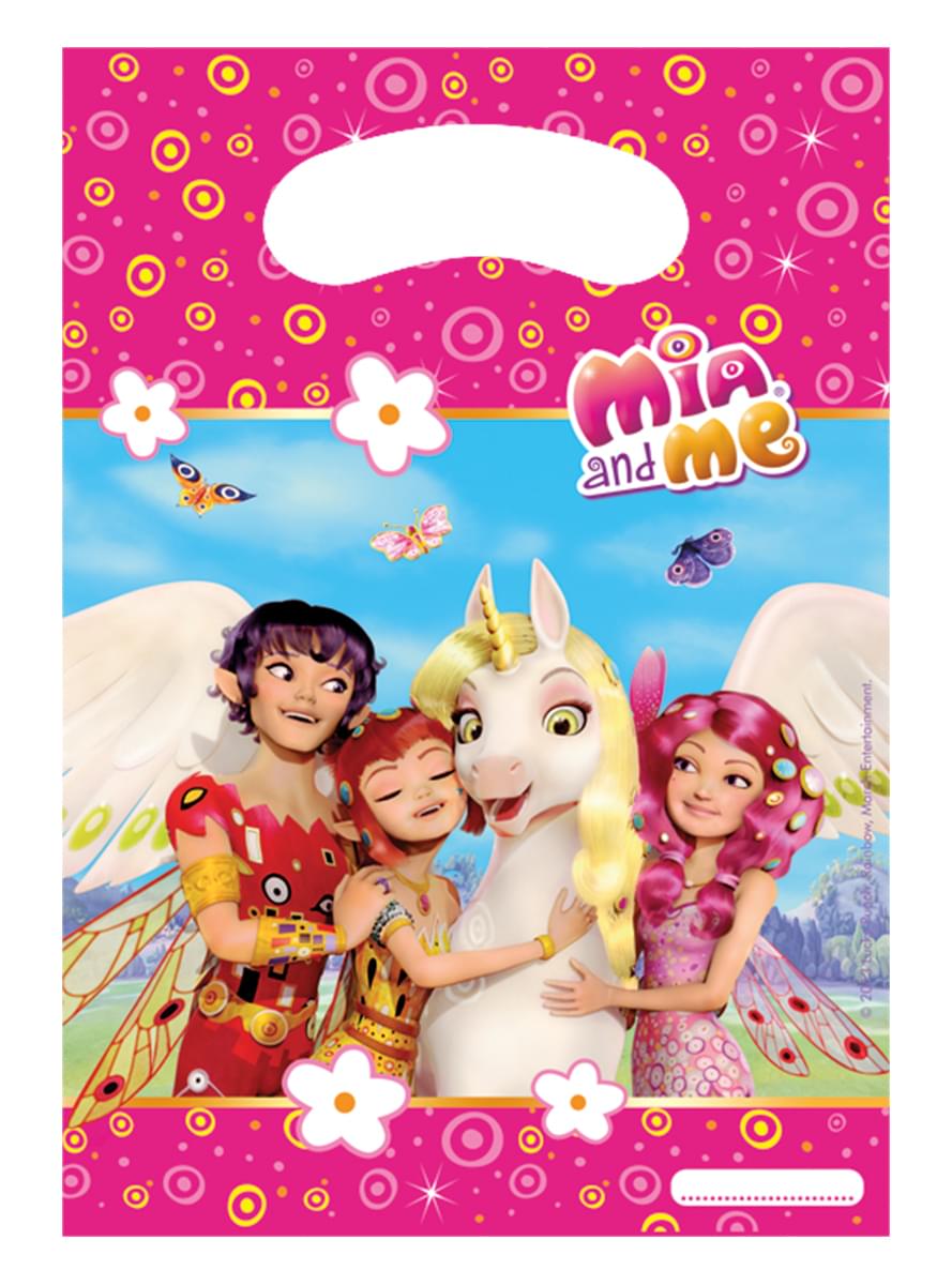 6 uitdeelzakjes Mia & Me