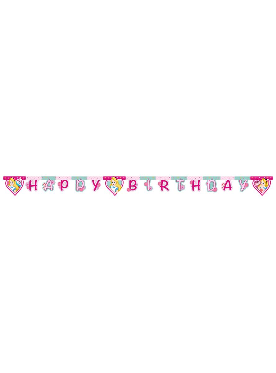 Girlanda Happy birthday Alicja w Krainie Czarów