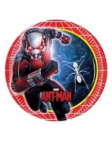 8 assiettes Ant-Man de 23 cm