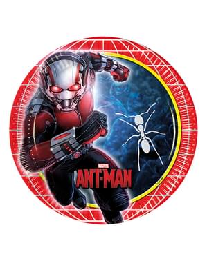 8 platos Ant Man de 23 cm