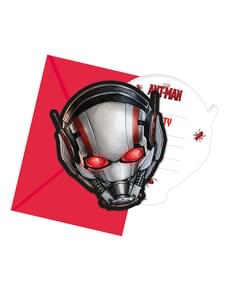 6 invitations Ant-Man