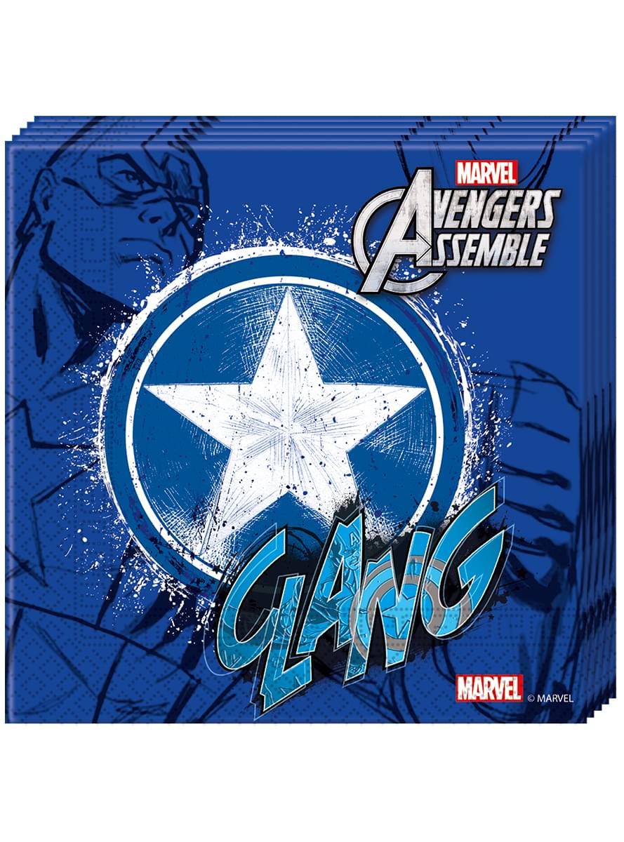 Zestaw 20 serwetek The Avengers Teen