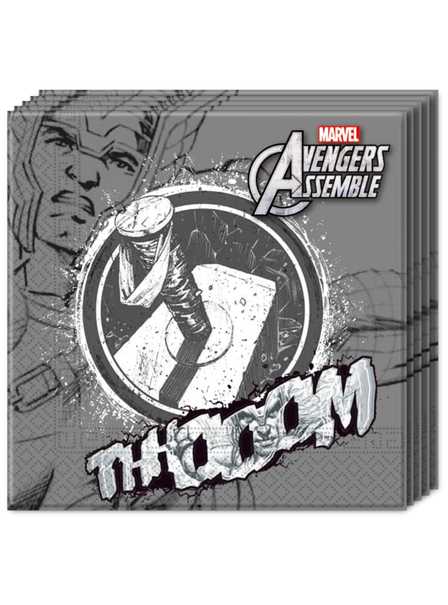 20 servetten The Avengers Thhooo (33x33cm) - Avengers Team