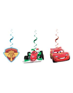 Set van 3 hangdecoratie Cars Ice