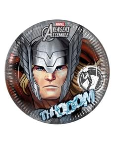 Set of 8 Thor Teen Avengers 23cm Plates