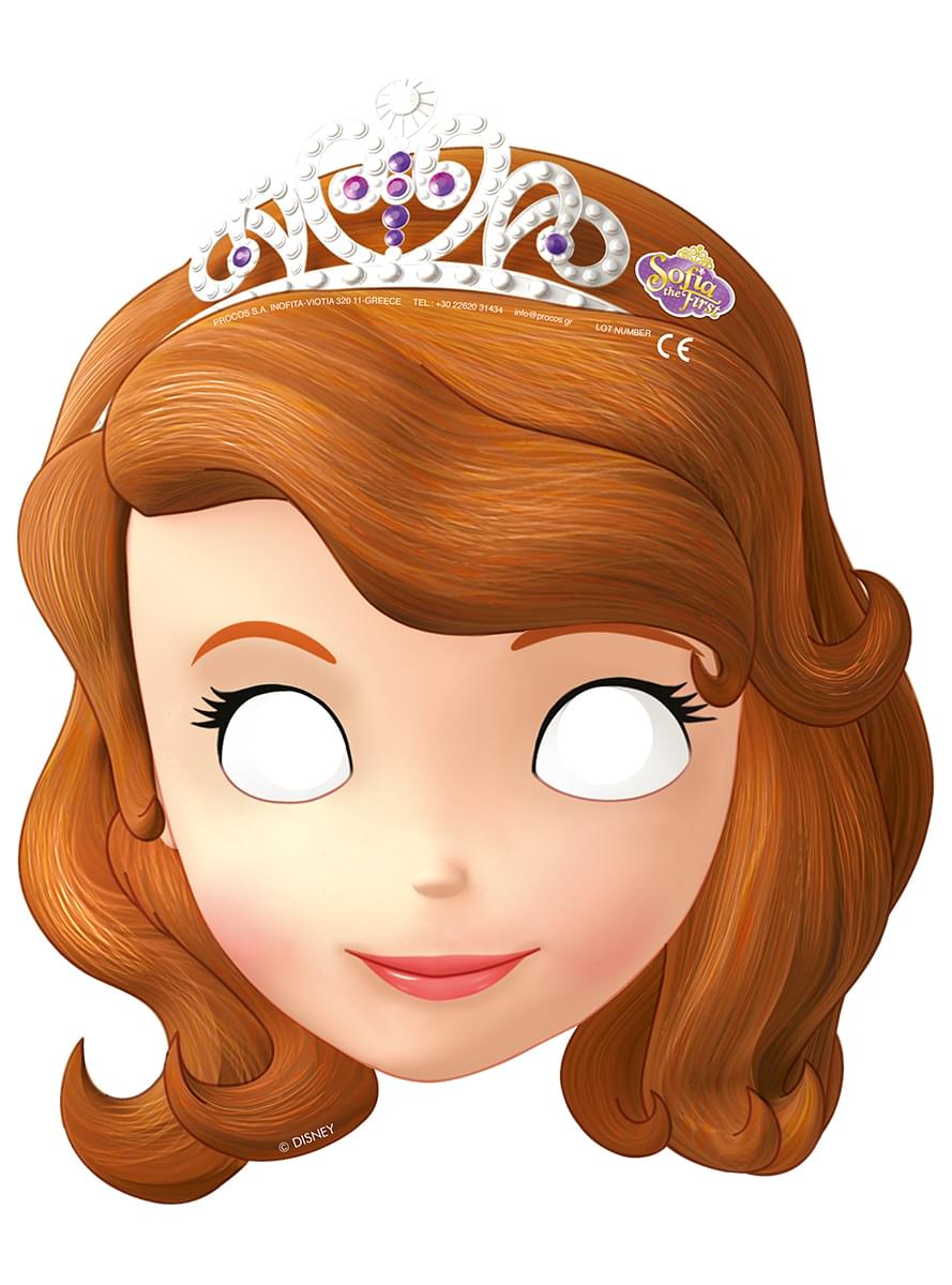 6 máscaras A princesa Sofia