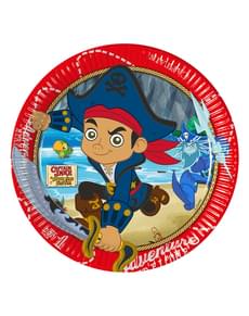 Set of 8 Jake and the Never Land Pirates 23cm Plates