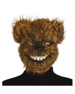 Máscara de urso maligno para adulto
