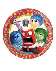 Set of 8 Inside Out 23cm Plates