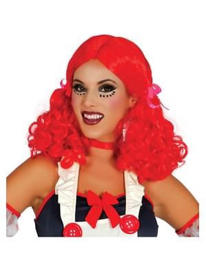 Woman's Redhead Doll Wig